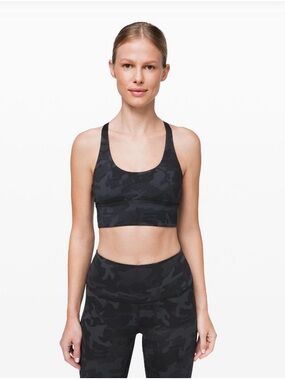 lululemon athetica Free to Be Moved Bra *Medium Support A/B Cup- Multi Gray Camo